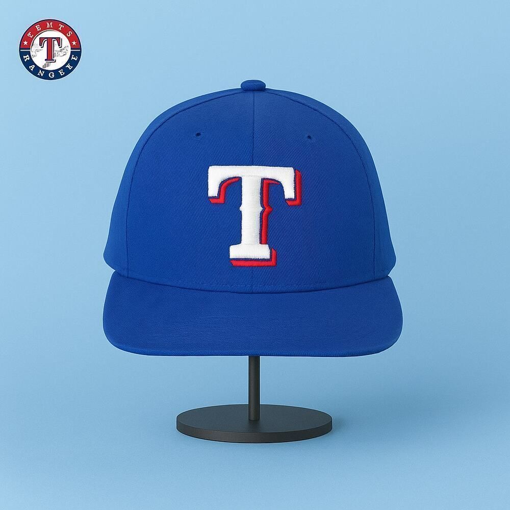 Texas Rangers Fan Favorite Blue Embroidered Official MLB Baseball Cap Hat OS